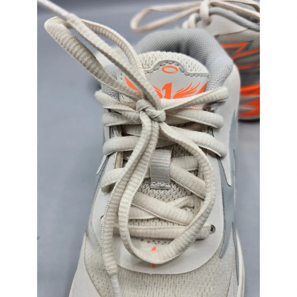 Puma MB.02 LaMelo Ball White Grey Orange Basketball Shoes‎ 11c Kids 377590-01